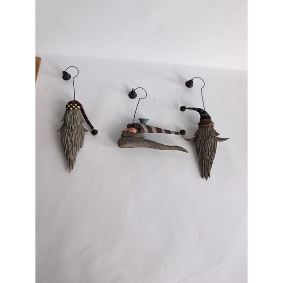 Set of 3 Williraye Studio Collection Santa Tree Ornaments - Picture 6 of 7